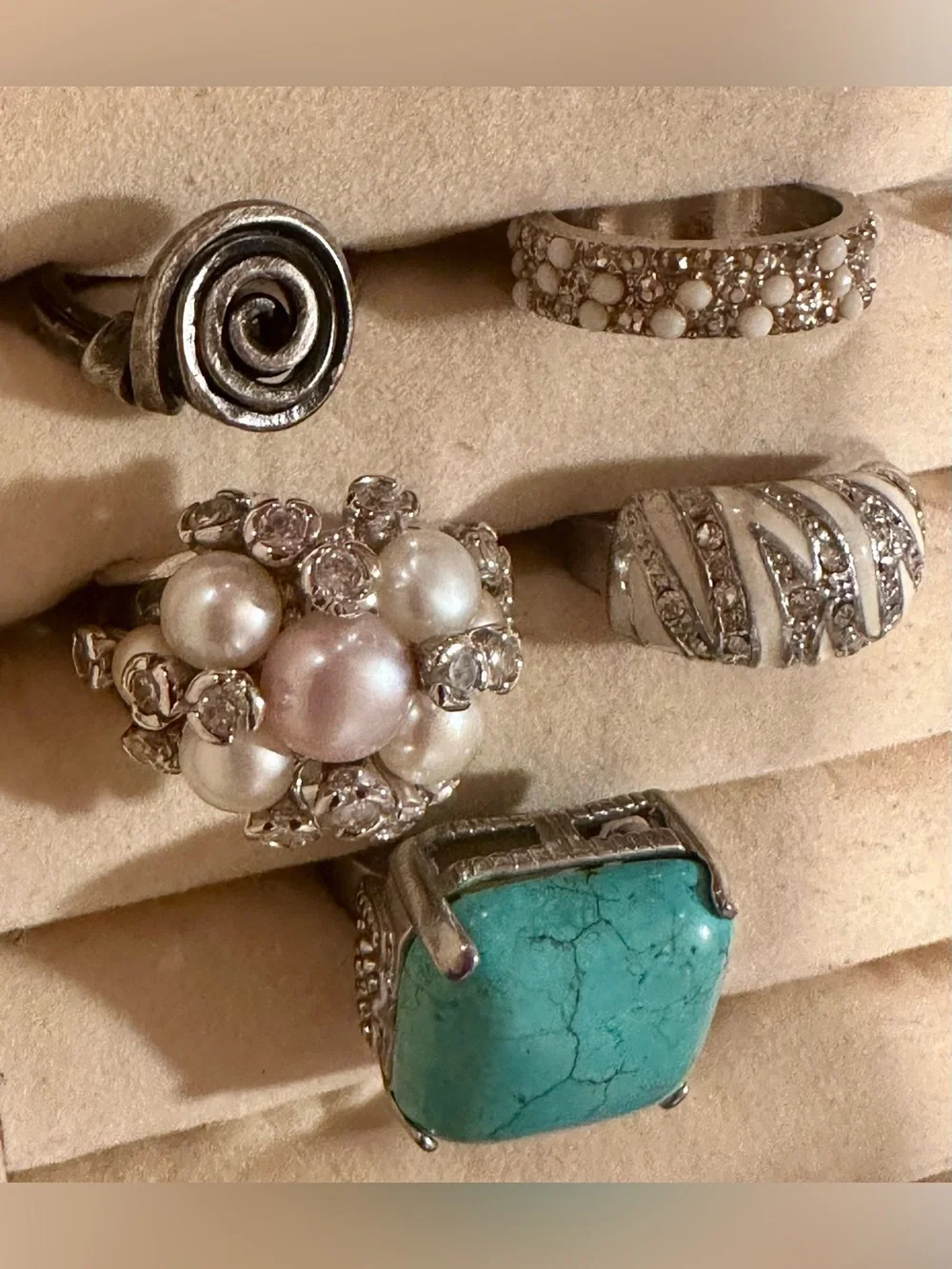Size 9 Ring Collection- lot of 5